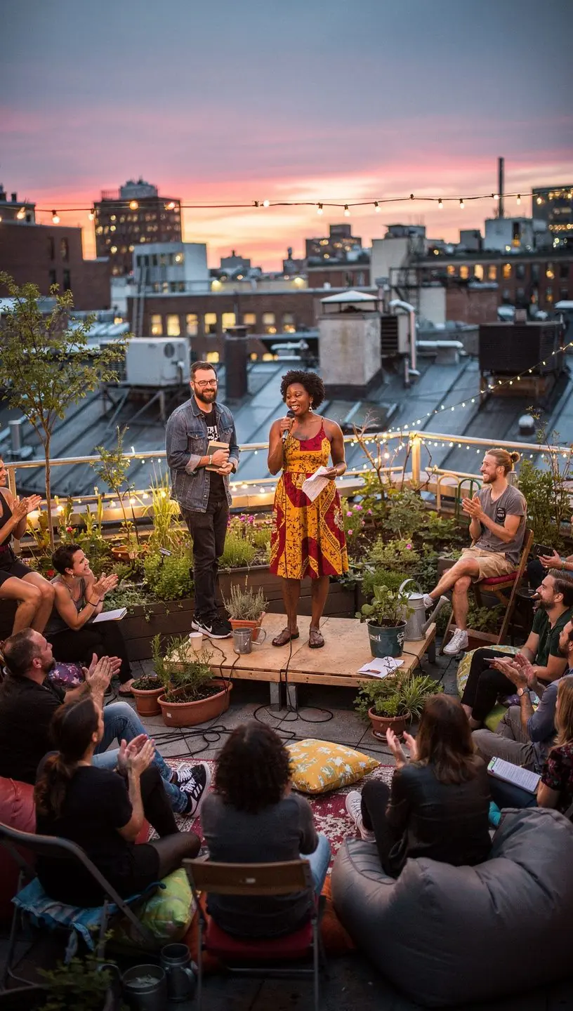 Detailní záběr na otevřenou knihu s ručně psanými poznámkami.