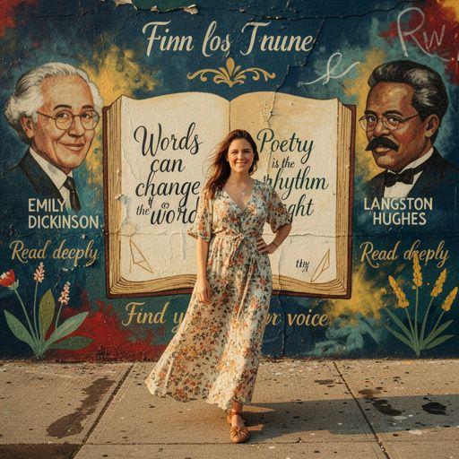 Ilustrace autora, zachycující atmosféru moderní literatury a její různorodost.