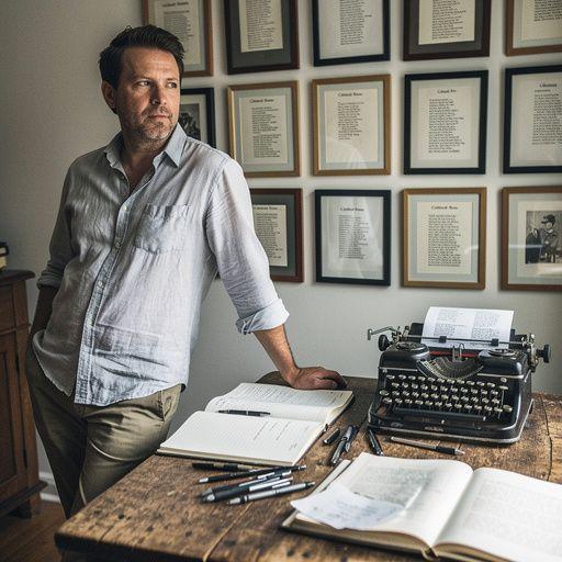 Pohled na autorské čtení v útulném prostředí, plném nadšených posluchačů.